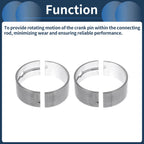 Main Bearing Set No.1170113010 for Toyota Starlet (1982–1984) 10 Pcs