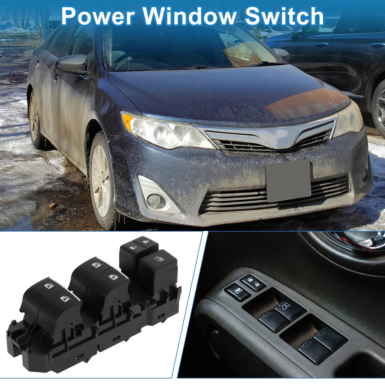 Front Right Power Window Switch for Toyota Alphard Vellfire (2008–2015) 84040-0E050