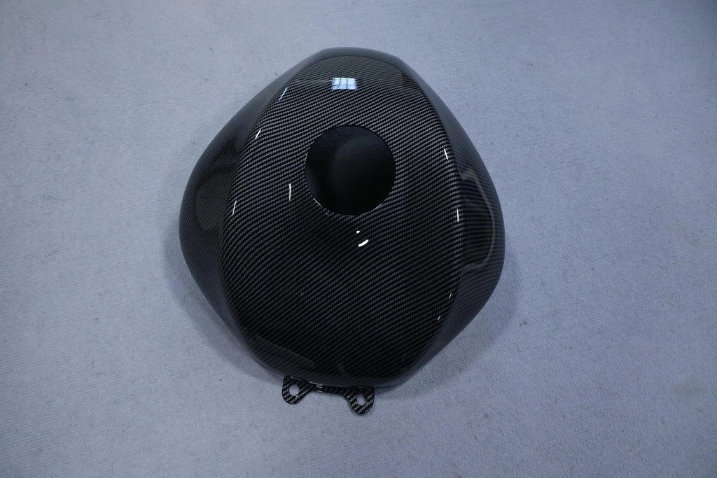 Carbon Fiber Fuel Gas Tank Cover Kit for Kawasaki Ninja ZX10R (2004–2005)
