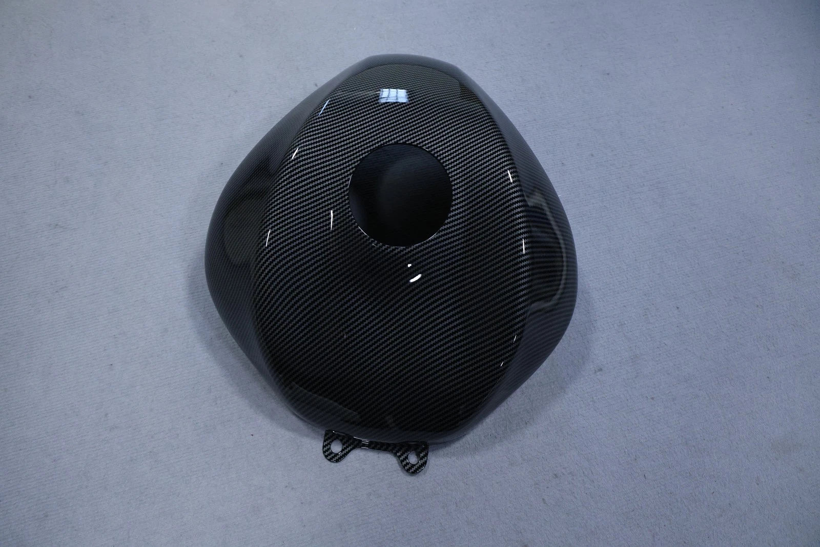 Carbon Fiber Fuel Gas Tank Cover Kit for Kawasaki Ninja ZX10R (2004–2005)
