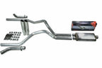 2.5" Dual Exhaust Kit for Chevy GMC 1500 (2019–2025) - Flow II, Clamp On Tips