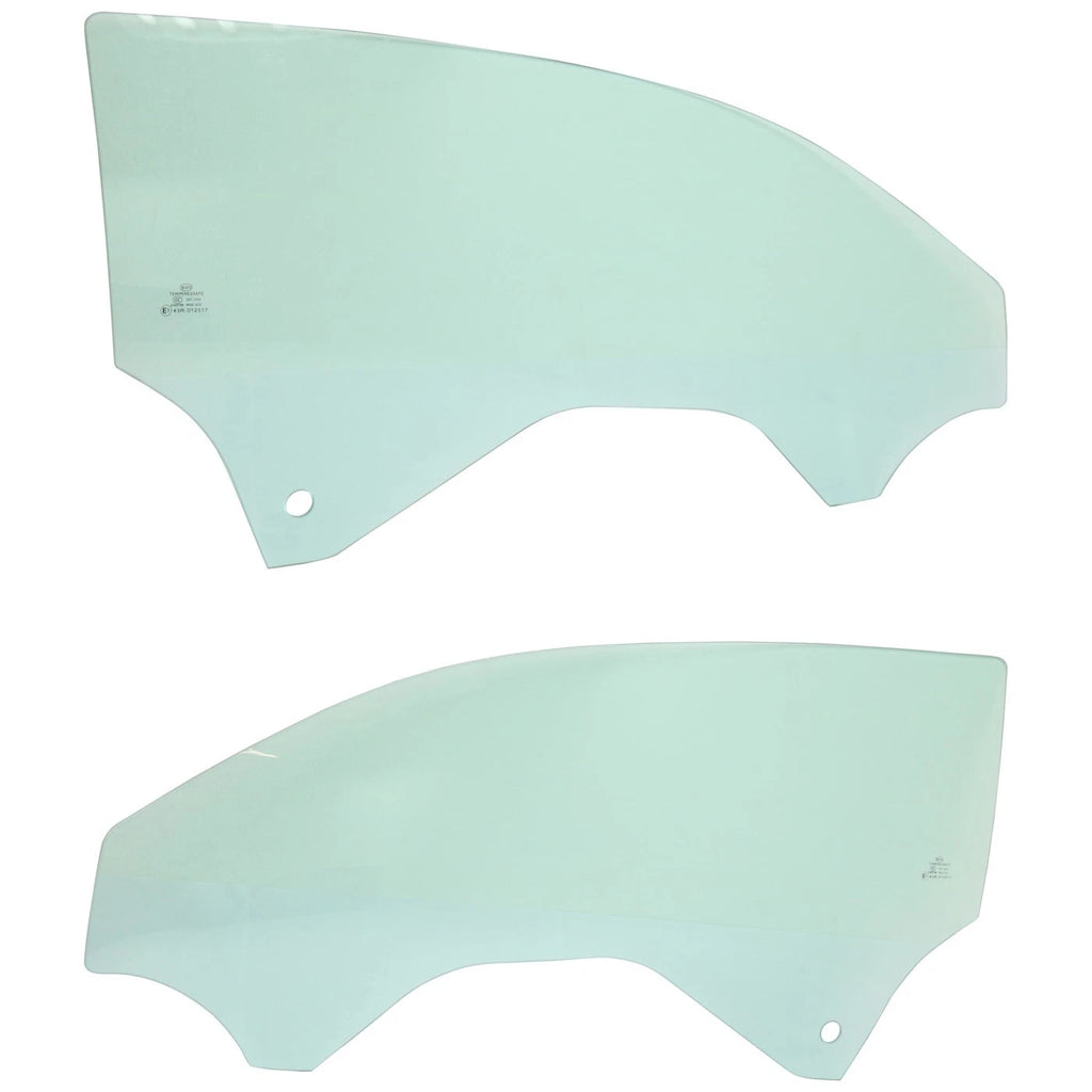Set of 2 Front Door Glasses for Chevy Camaro