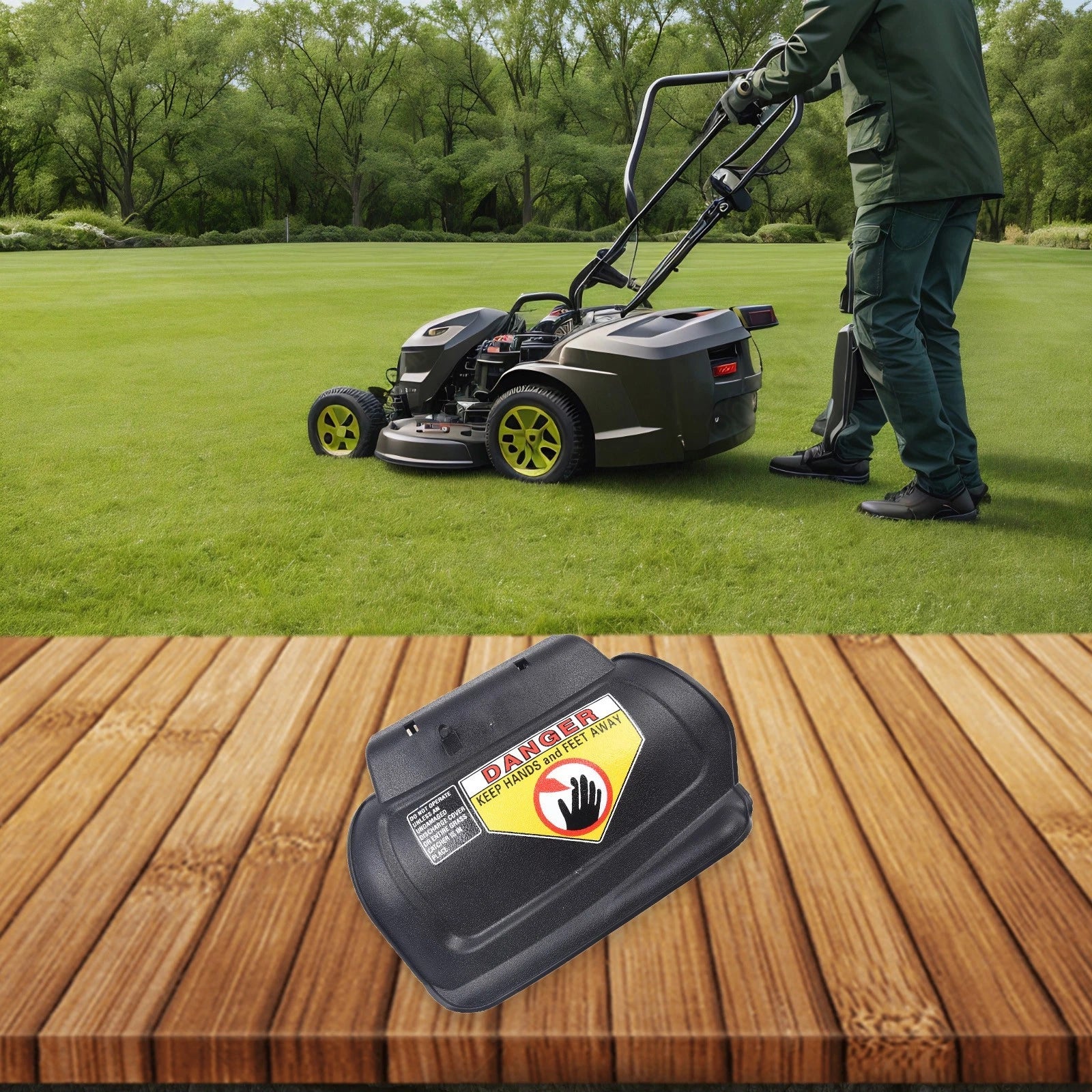 Hinged Mulch Assembly for 21 Inch Push Mowers (Compatible with Multiple Models)