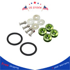 CNC Billet Bumper Trunk Quick Release Fastener Kit for Universal Fit