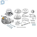 Pulley and Bracket Kit for Chevy SBC (Long Water Pump)