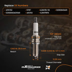 Iridium Spark Plugs for Acura TSX 2.4L (2009–2014)