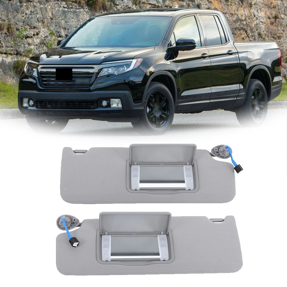 Set of 2 Sun Visor Shades for Honda Pilot (2017–2021) & Ridgeline (2018–2020)