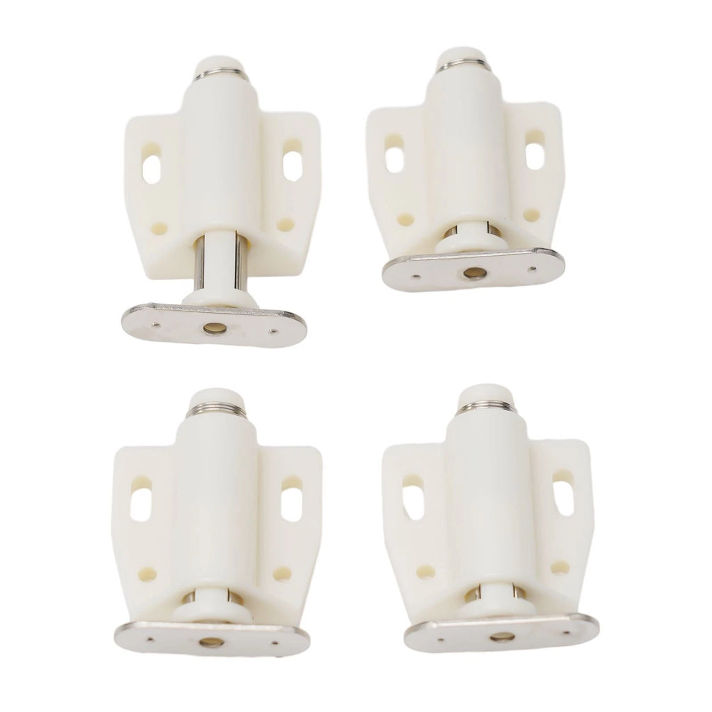 Set of 4 Magnetic Pressure Push Open Touch Latch for Cabinets & Drawers