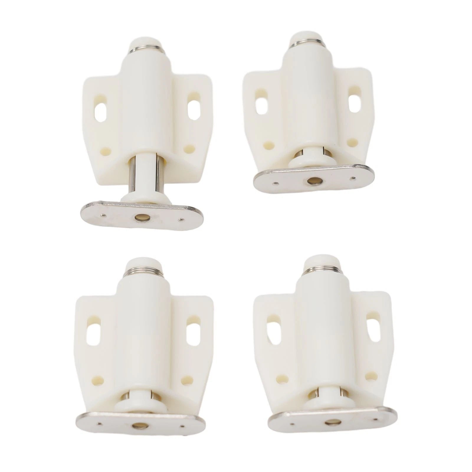 Set of 4 Magnetic Pressure Push Open Touch Latch for Cabinets & Drawers