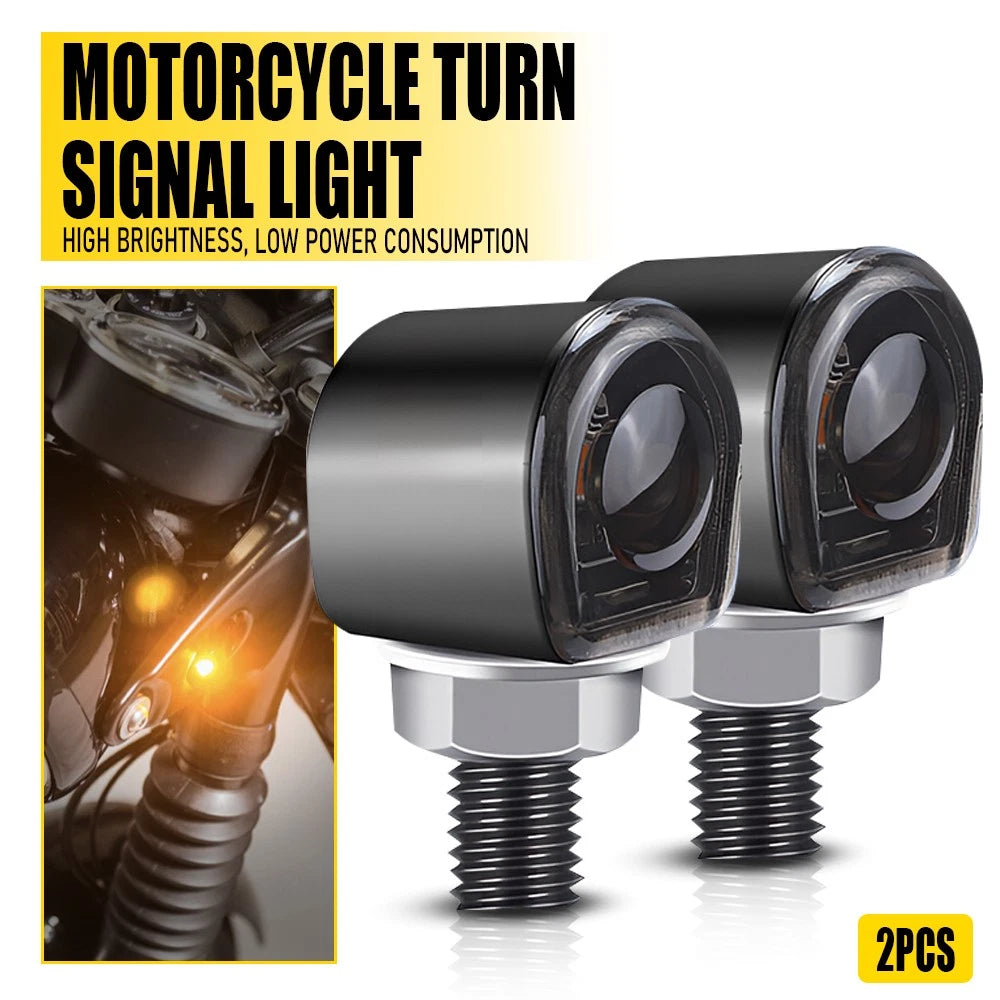 2X LED Turn Signals for Universal Motorcycle (Year Range Not Specified)