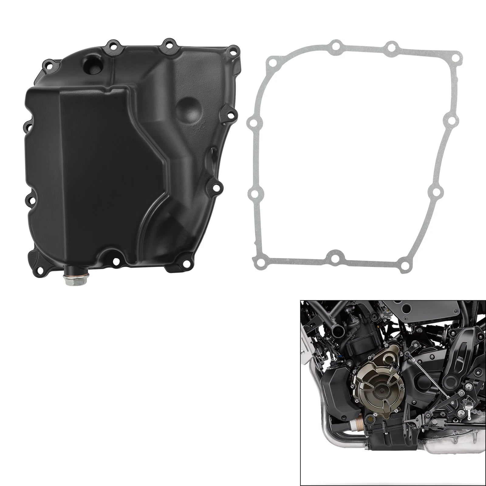 Oil Pan Strainer Cover for Yamaha MT07 FZ07 XSR700 (2014–2024)