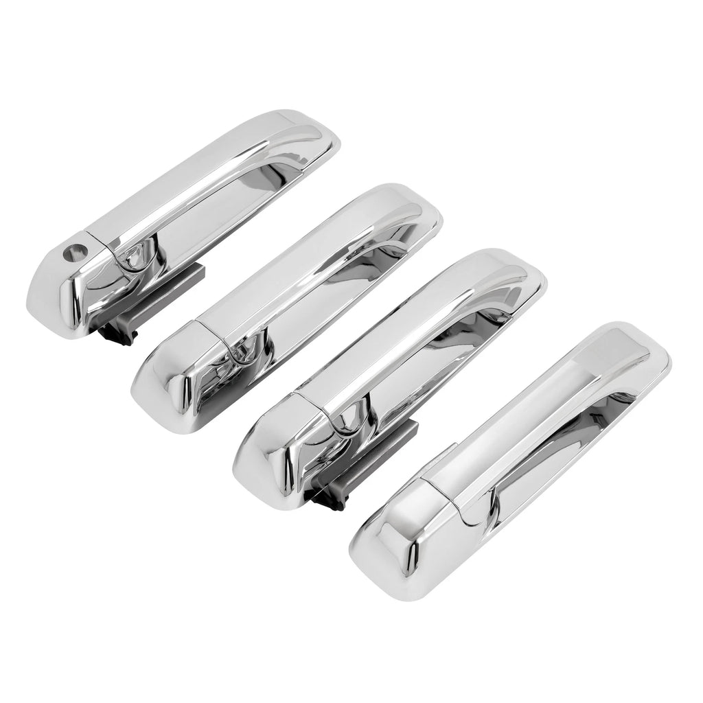 Set of 4 Chrome Exterior Door Handles for Dodge Ram 1500/2500 (2009–2024)