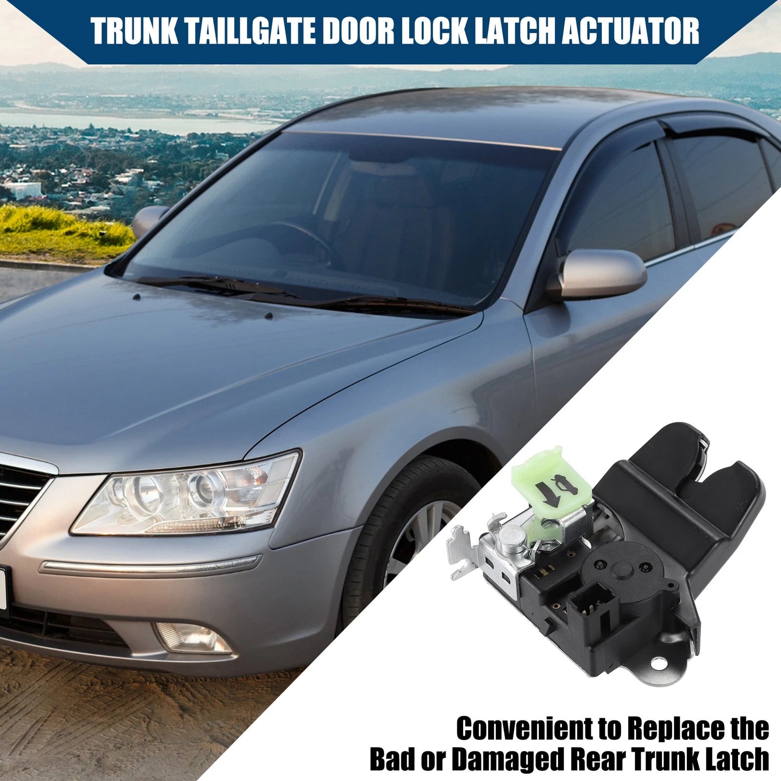 Tailgate Lock Actuator Motor No.812300A501 for Hyundai Coupe (2002–2009)