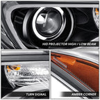LED DRL HID Projector Headlight Lamp Assembly for Envision (2016–2018)