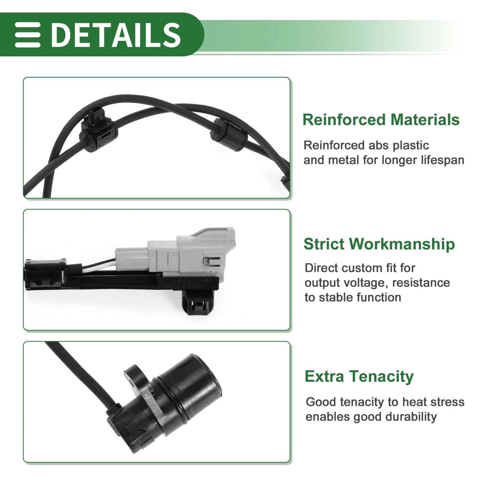 ABS Wheel Speed Sensor No. 895450C020 for Toyota Tundra (2000–2023)