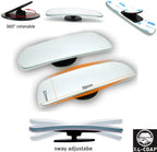 2X Wide Angle Convex Rear Side View Blind Spot Mirrors for Universal Fit