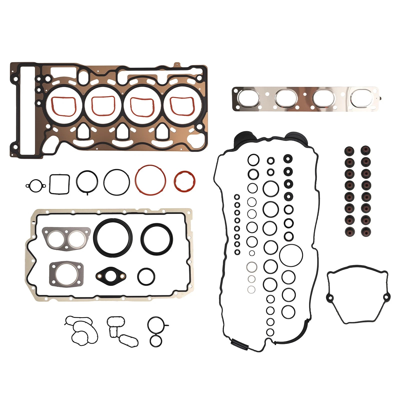 N46N Engine Rebuild Gasket Seals Kit for BMW X1 120i 320i E60 E87 E90 E92 (2008–2015)