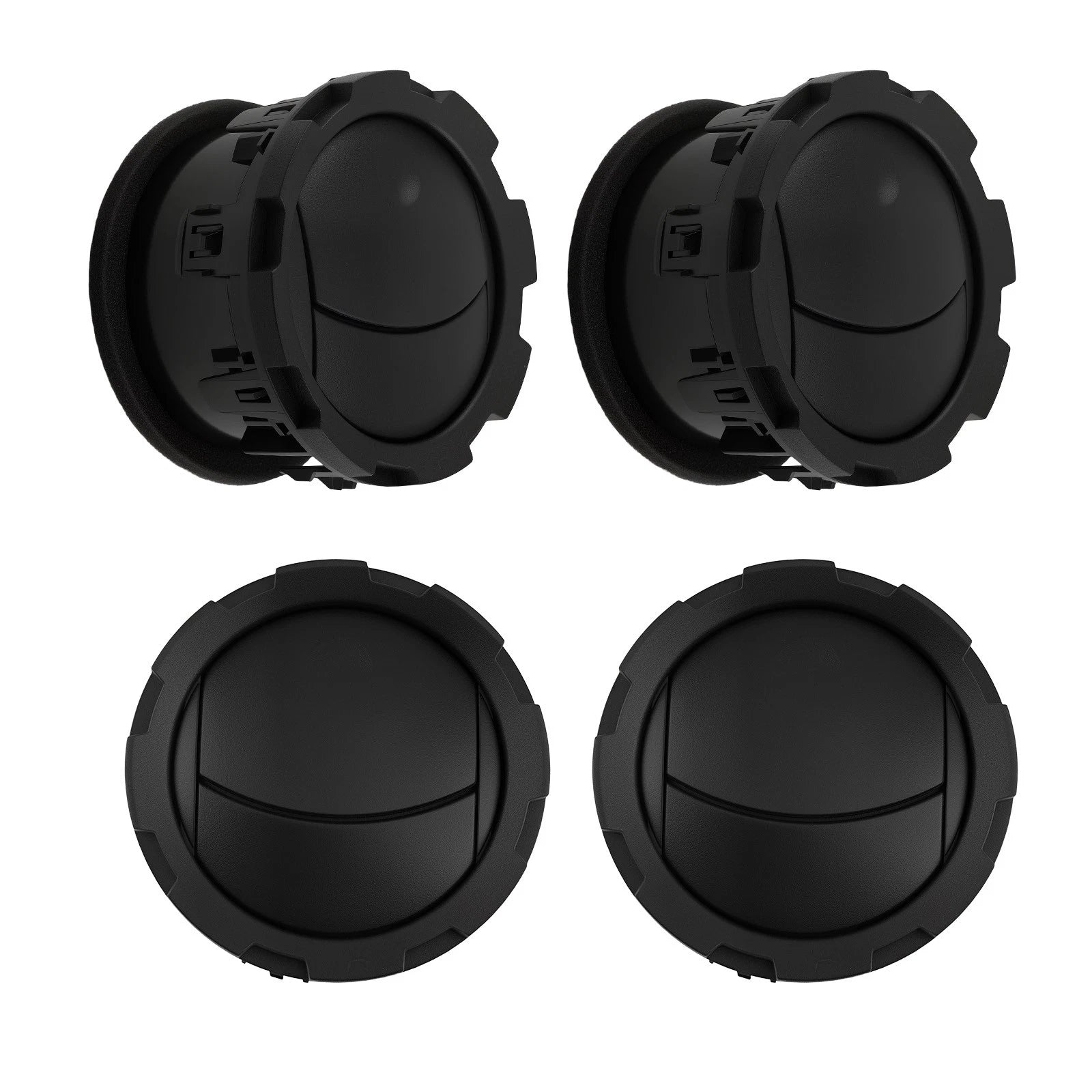 Dash Vent Kit for Ford F-250 F-350 F-450 (2011–2016) BC3Z19893AA Black 4pc