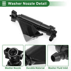 Front Side Headlight Washer Nozzle for Hyundai Santa Fe (2013–2018) No. 986712W000