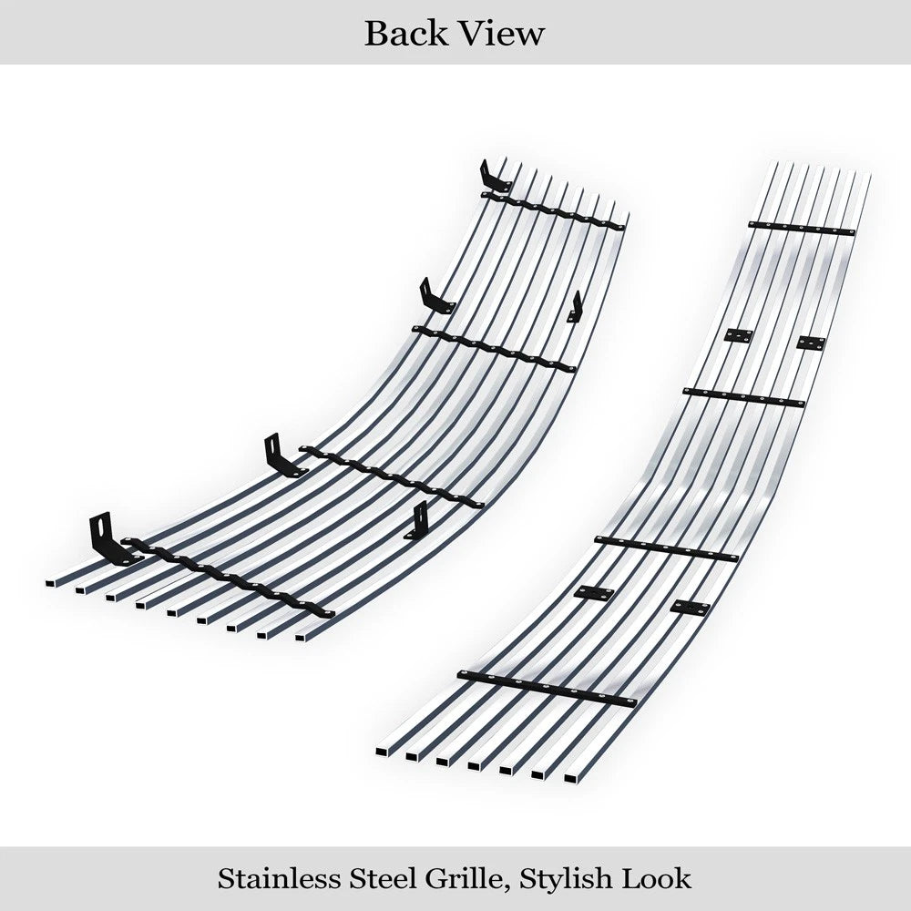 Stainless Silver Billet Grille Insert for Lincoln MKZ (2007-2008)