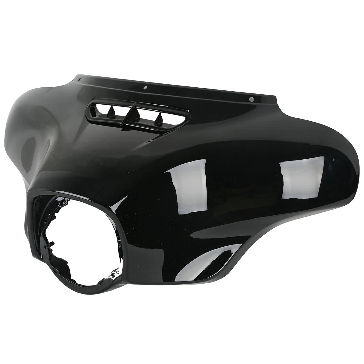 Black Outer Fairing & Vent Accent for Harley Touring Electra Street Glide (2014–2023)