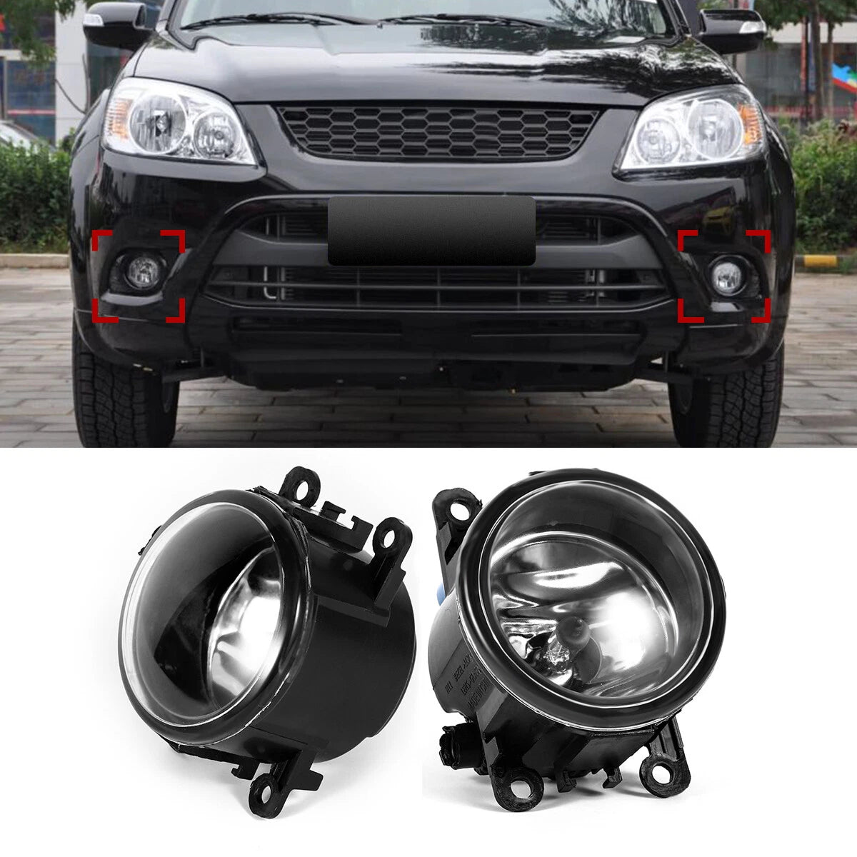 2X Fog Light Driving Lamps H11 Bulbs 110W for