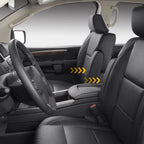 2X Black Microfiber Leather Front Seat Armrest Cover for Nissan Armada (2005–2015)