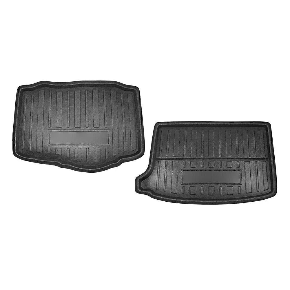 Black Rear Trunk Cargo Mat Tray for VW T-Cross (2018-2020)