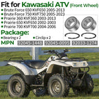 Front Wheel Bearing for Kawasaki Prairie Brute Force KVF650 KVF750 KVF360 KVF700 (2000–2023)