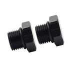 Aluminum 4AN Block Off Cap ORB Plug Male Fitting Adapters