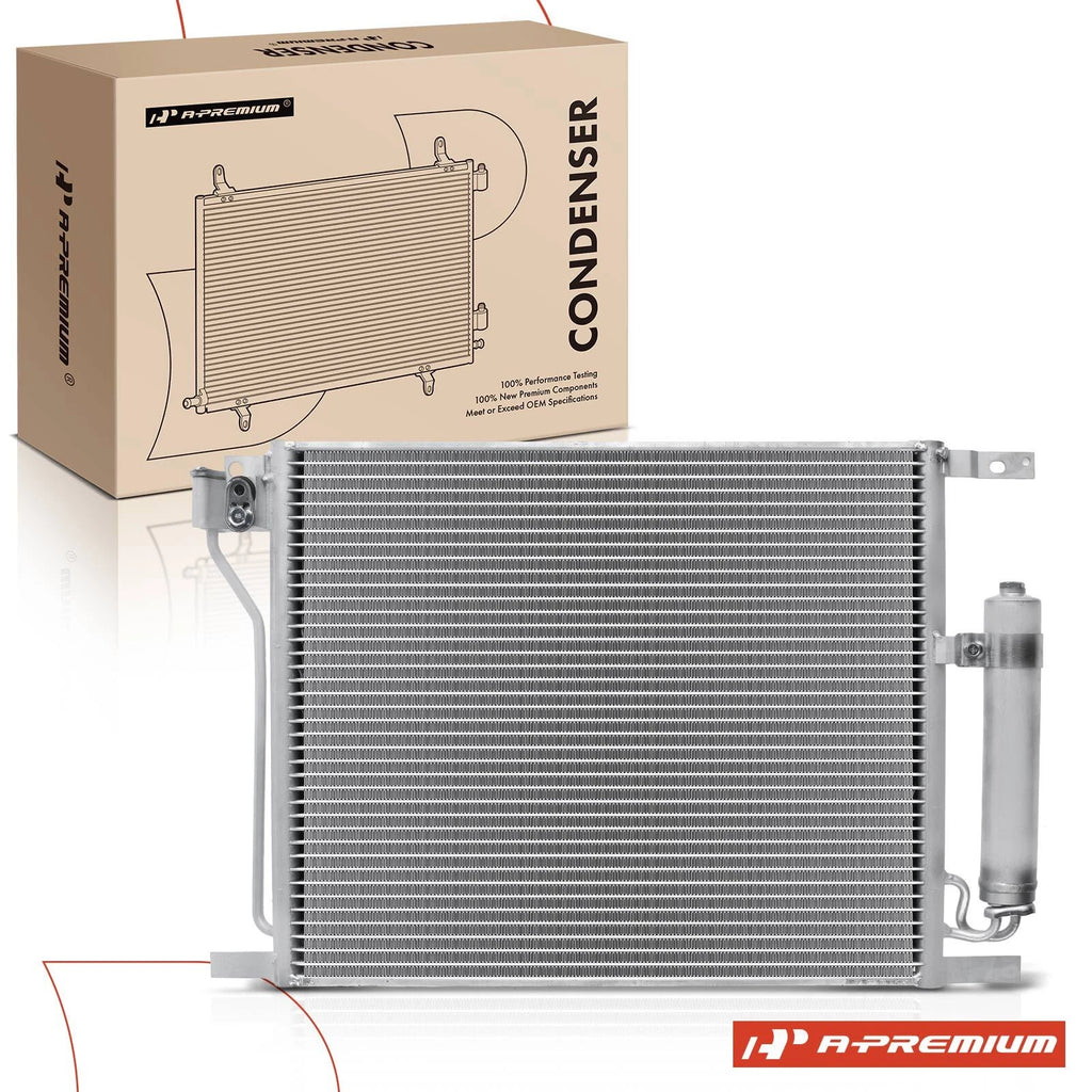 A/C Condenser with Bracket & Receiver Drier for Nissan Sentra (2017–2019)