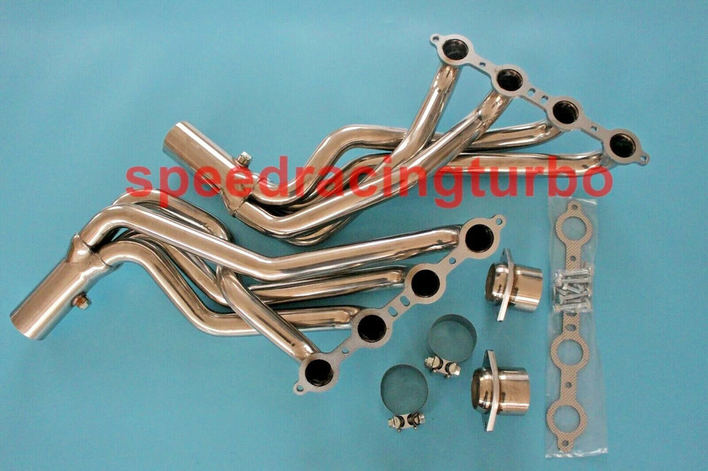 Long Tube Headers for Cadillac CTS-V (2004–2007) - Stainless Steel 4-1
