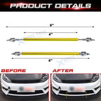 Gold Sporty Style Front Bumper Strut Rod for Dodge Charger Challenger (2006-2014)