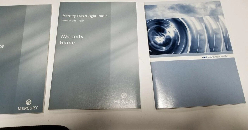 Owner's Manual with Case for Mercury Montego (2006)