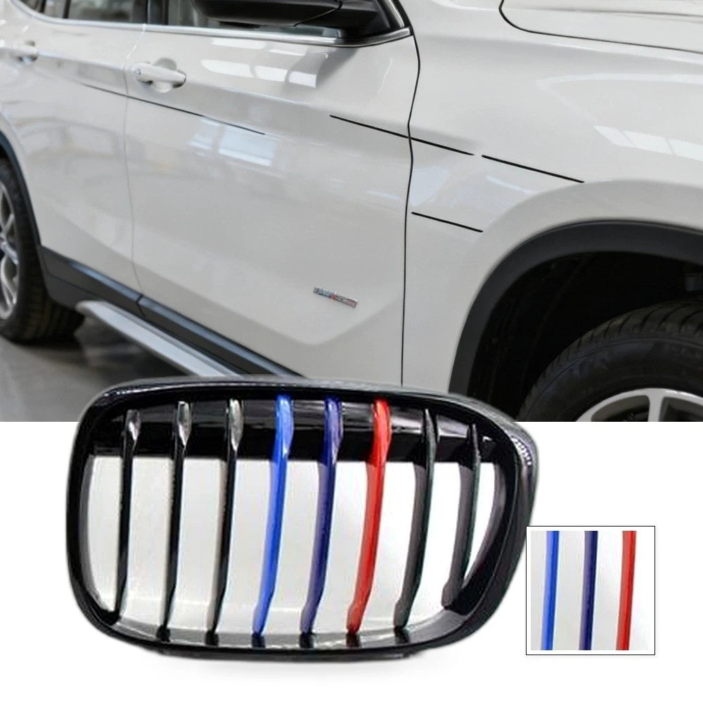 Gloss Black Grille for BMW X1 F48 F49 (2016–2018) M Style 51117383363