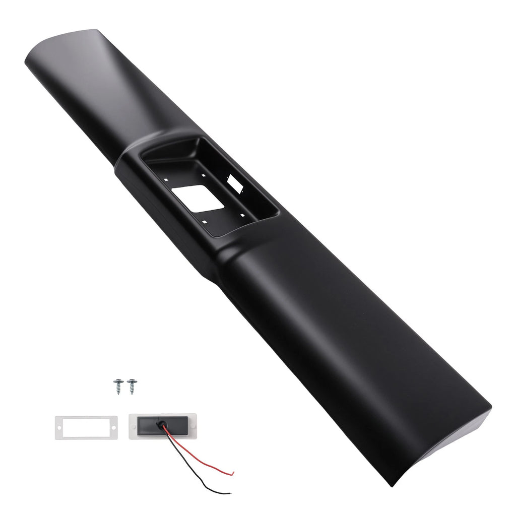 Black Rear Roll Pan for Chevrolet Suburban Silverado (1992–1994) Steel
