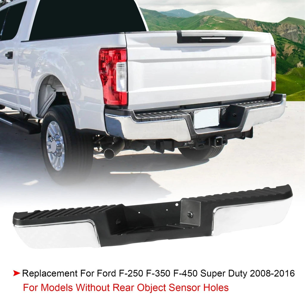 Chrome Rear Step Bumper for Ford F250 Super Duty (2008–2016)