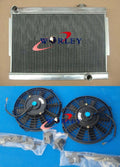 3 Row Aluminum Radiator & 2 Fans for Holden Torana LJ LC LH LX V8 (1970-1980)