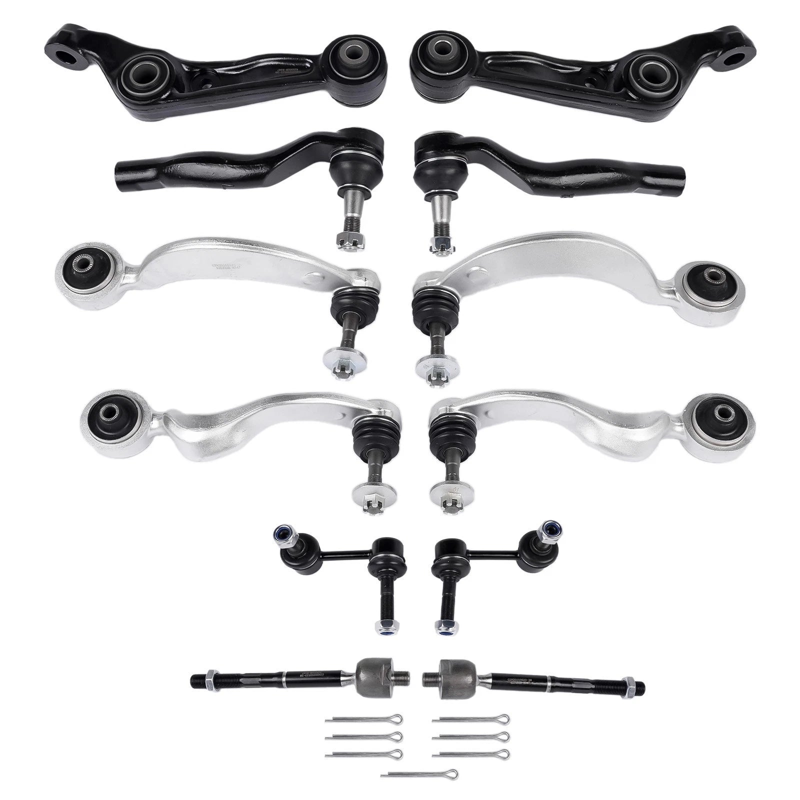 12X Control Arms & Tie Rod Kit for Lexus LS460 LS600H (2007–2017)