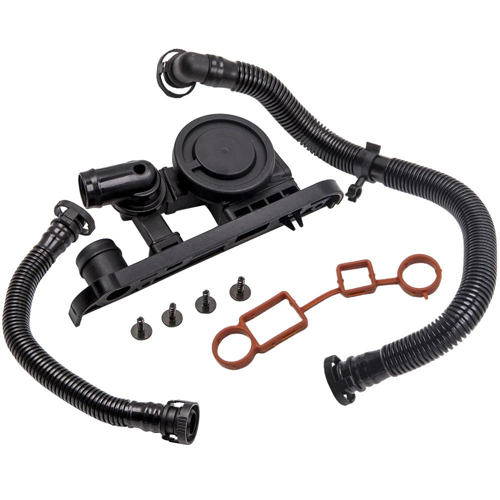 PCV Valve + Hose Pipe Gasket for Audi A3 A4 TT 2.0T FSI (2006–2008) 06F129101G