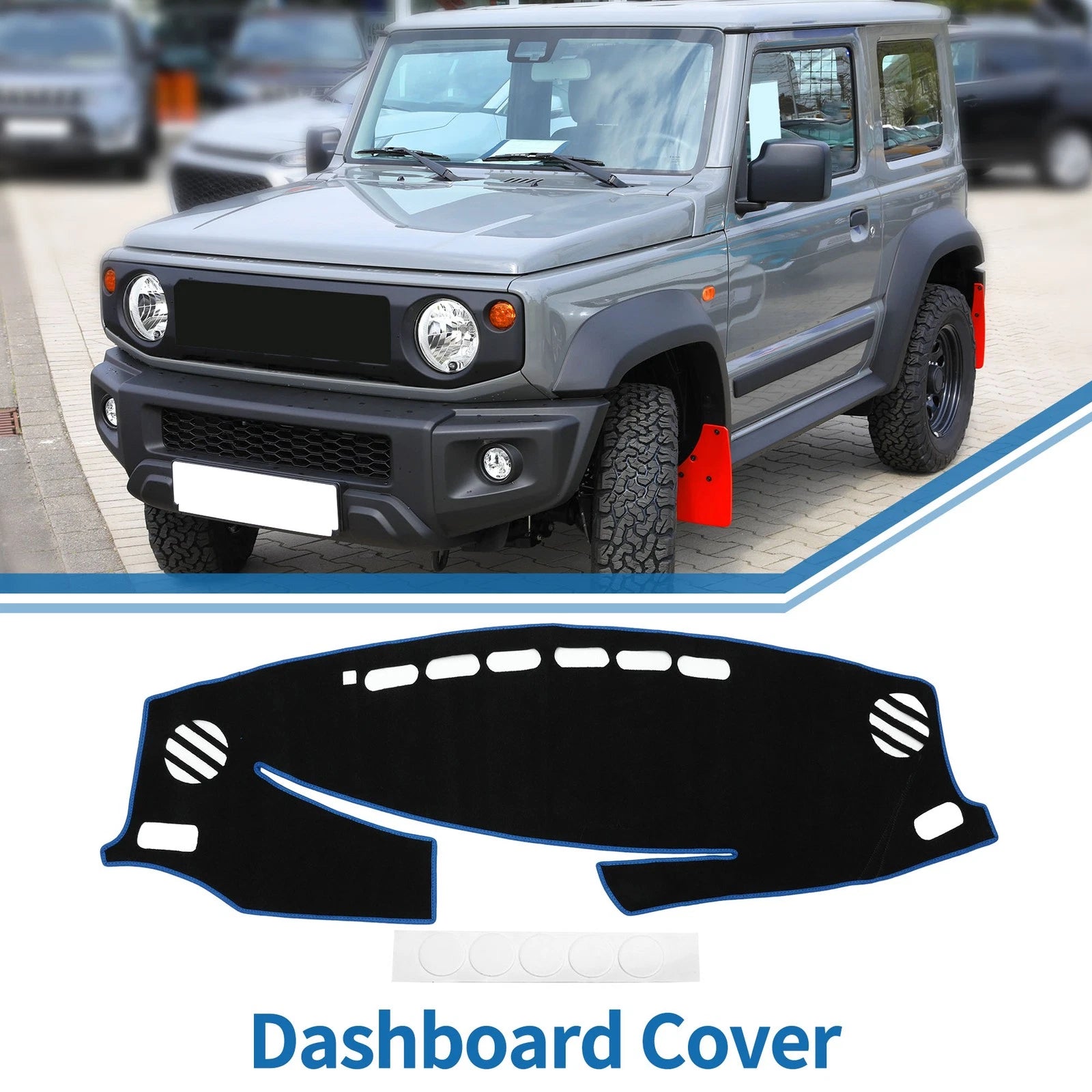 Dashboard Cover Mat for Lexus ES ES350 (2013–2018) Sun Protector Black Blue