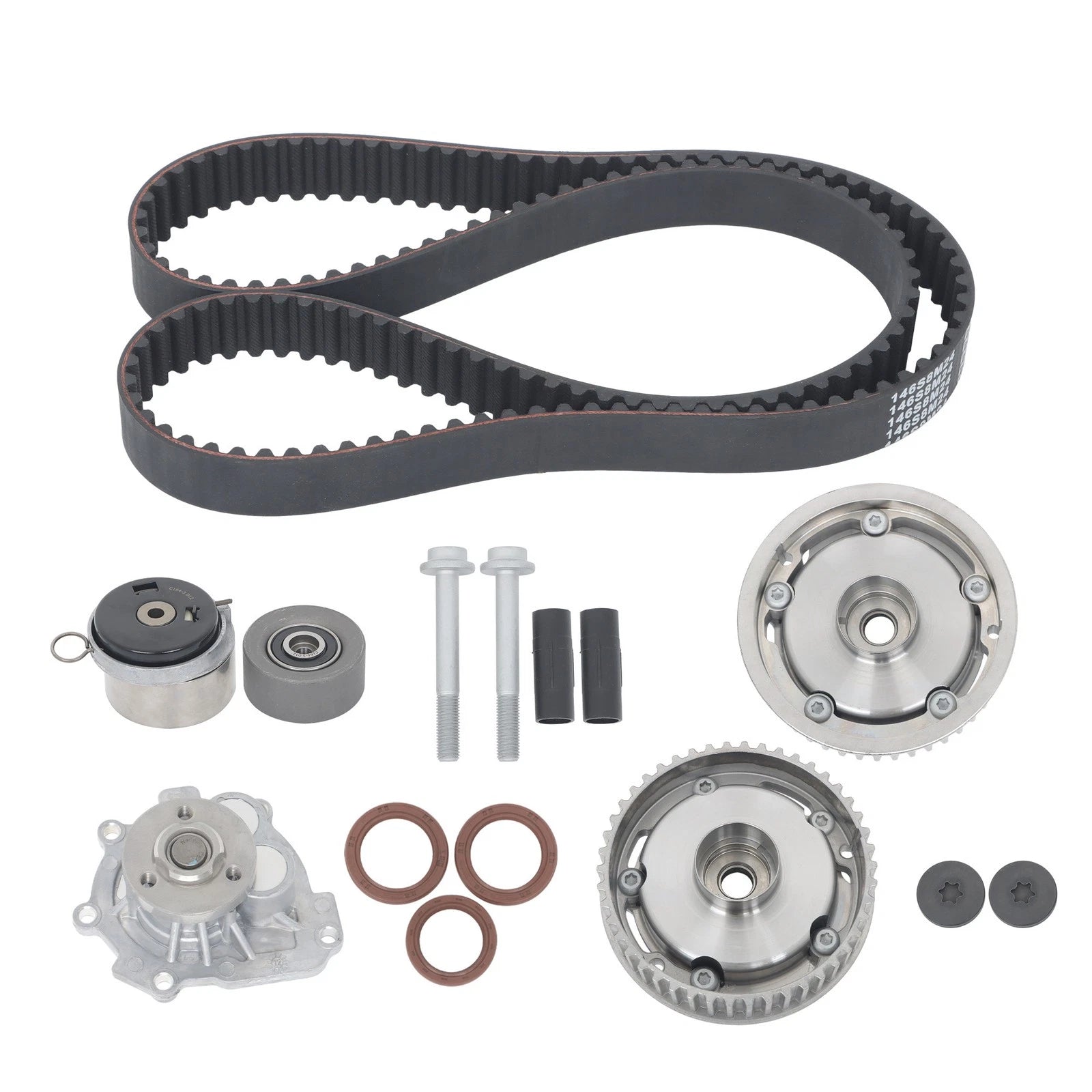 Timing Belt Kit with VVT Water Pump and Camshaft Gears for Chevrolet Sonic Cruze (2011–2016)