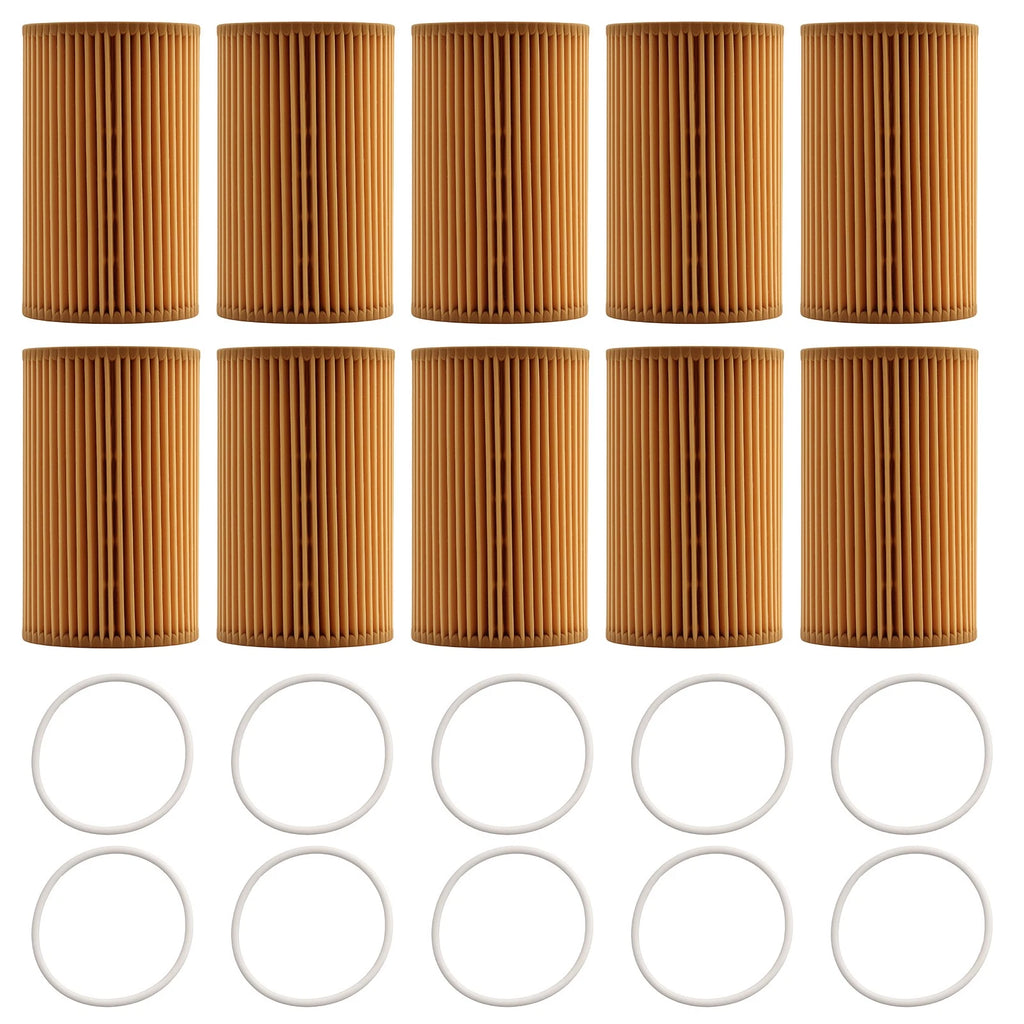 10x Engine Oil Filter for Audi A6 A7 A8 (2015–2018)