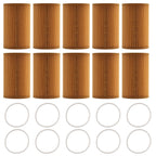 10x Engine Oil Filter for Audi A6 A7 A8 (2015–2018)