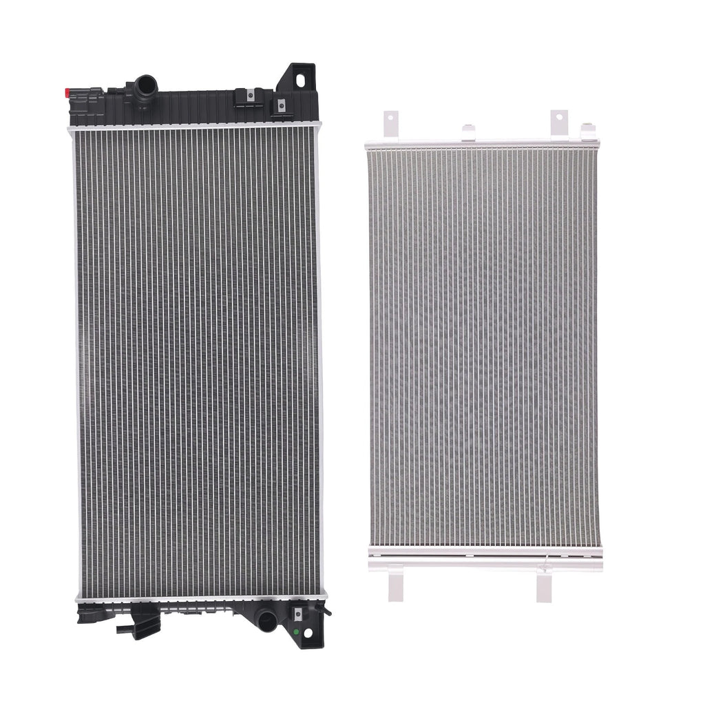 Aluminum Radiator & AC Condenser for Ford F-150 2.7L Turbo (2015–2018) CU13510