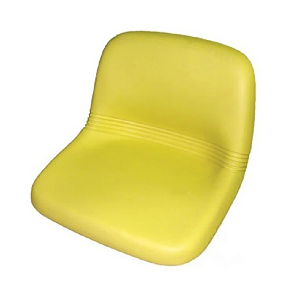 A-AM123666 Yellow Vinyl High Back Seat for John Deere Riding Mowers