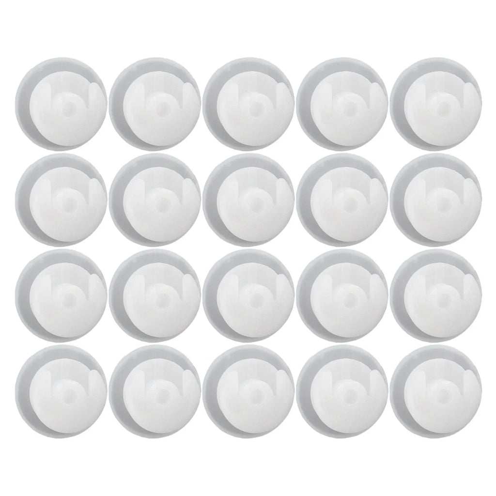 Car Clips / 20Pcs / White Panel Retainer Trim With Washers