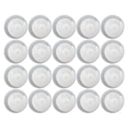 Car Clips / 20Pcs / White Panel Retainer Trim With Washers