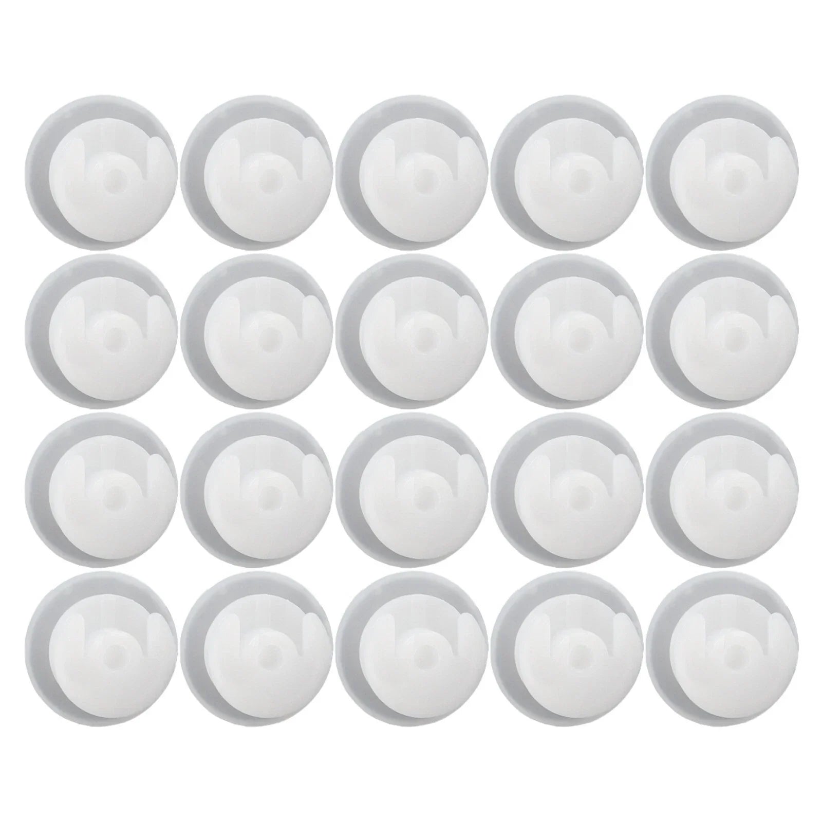 Car Clips / 20Pcs / White Panel Retainer Trim With Washers