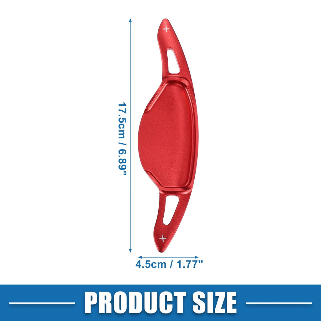 Set of 2 Steering Wheel Shift Paddle Covers for Nissan Altima (2019–2021) Red